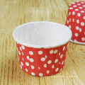 Custom Roll Mouth Paper Souffle Muffin Cake Cups, High Temperature Film Cups